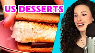 Spanish Girl Reacts to Top 10 American Desserts