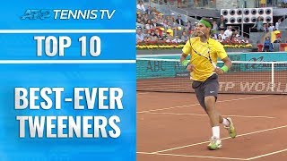 Top 10 Best ATP Tennis Tweeners Ever 🌭