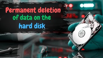 How to permanently delete hard disk Data ? Quick Easy ✅