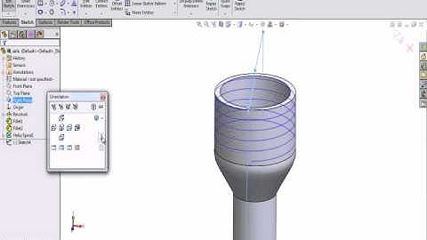 Solidworks Tutorial for DCG Students - Making thread on a Tap