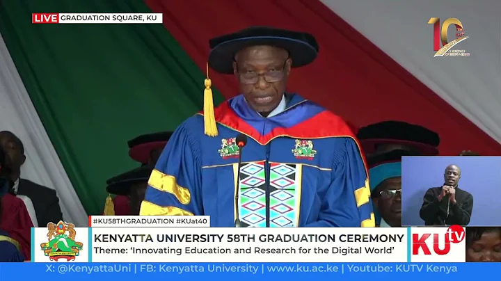 VC Prof. Paul Wainaina’s Speech at the 58th Kenyatta University Graduation