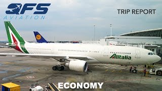 Alitalia - A330 200 - Economy - New York (JFK) to Rome (FCO) | TRIP REPORT