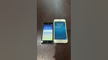 iPhone 5s on iOS 10 vs iPhone 6 on iOS 8 boot up test #shorts #iphone5s #ios10 #iphone6 #ios8