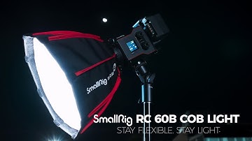 Stay Light, Stay Flexible with RC 60B Portable COB LED Video Light