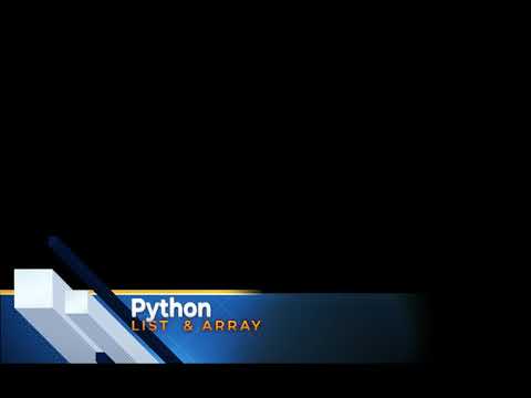 11. Python List & Array - Part 2