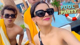 Riyaz aly pool party With Avneet kaur in Dubai | Day 4 in Dubai | Dubai Mini vlog