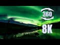 8K 360 video of the Aurora Borealis over Alaska's Chantanika River