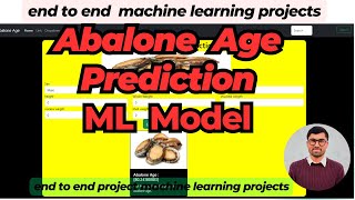 Celebrity Building Abalone Age Prediction Machine Learning Models | ML Projects | Urdu Hindi Wealth