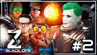 MOON 2 Y EL BROMAS ATACAN DE NUEVO || EASTER EGG DE MOON #2 (BO3 Zombies ft. Roberto, Lalo y Verrü)