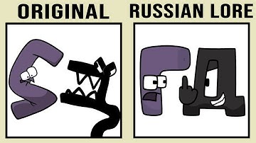 Alphabet Lore vs Russian Alphabet Lore (by Harrymations) Comparison #1