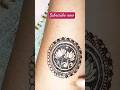 Unique Lotus Bracelet Mehndi Design 🌸 | Trendy Mehndi Art for 2025/Easy Henna Design #mehndi #shots