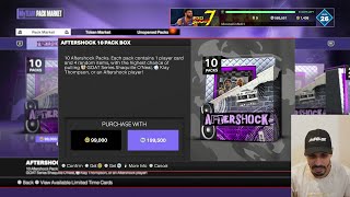 INSANE AFTERSHOCK PULL in NBA 2K24 MYTEAM PACK OPENING!!!! - No Player Market # 56