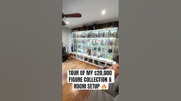TOUR OF MY $20,000 FIGURE COLLECTION & SETUP 🔥 #roomtour #setup #collection #hottoys #actionfigures