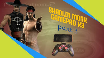 Gameplay Mortal combat shaolin monk aethersx2 pakai gamepad x3 plus codebreaker part 3
