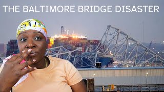 Baltimore Bridge Collapse After Hit By Container Ship