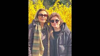 H.I.M FARAH PAHLAVI and HRH YASMINE PAHLAVI علیاحضرت شهبانو و والاحضرت یاسمین پهلوی در بهار واشنگتن