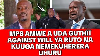 MPS AMWE A UDA KUUGA NEMEKUHERERA UHURU NÎ KUMURUMA NO RUTO TI MUKENU NI UHORO UYU