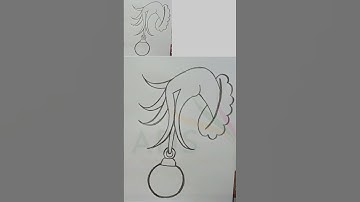 HOW TO DRAW GRINCH HAND #trending #youtube #shorts #viral #youtubeshorts #trendingshorts #shortvideo