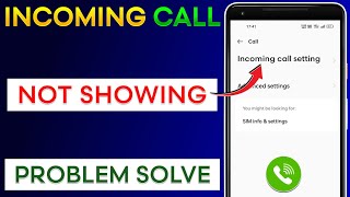 Incoming Call Not Showing | Incoming Call Not Showing Full Screen | Call Aane Par Nahi Dikha Raha