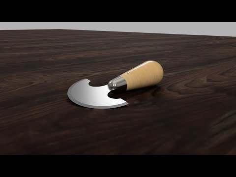 Tutorial Fusion 360 - Half moon knife - coltello a mezza luna