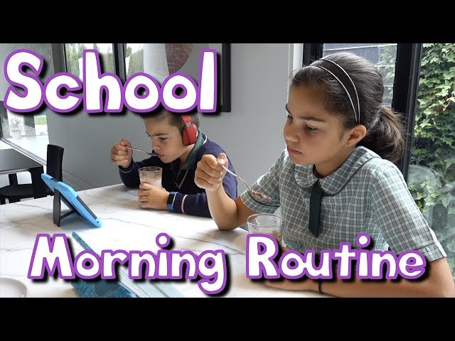 School Morning Routine - Have to + Infinitive Structures