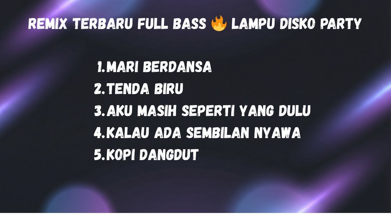 REMIX TERBARU FULL BASS 🔥 LAMPU DISKO PARTY