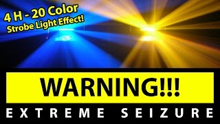 BEST 20 Color Strobe Light Effect!!! [4H EXTREME SEIZURE WARNING] 1080P60 screenshot 2