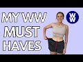 MY WW MUST HAVES | Top 30 Foods That Have Helped Me Lose Over 70 Pounds SUSTAINABLY | PP & Calories