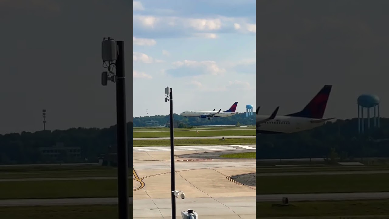 Delta Boeing 737 Landing at ATL/KATL - Plane Spotting