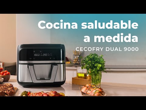 Freidora sin aceite Cecofry Advance 9000 Window con 9 L de capacidad 