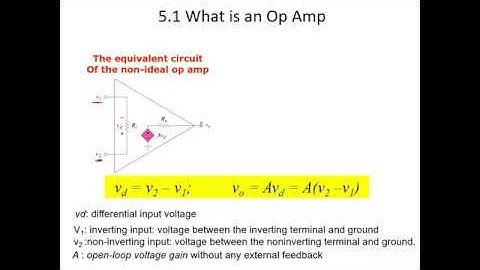 circuit chapter 5: operational amplifiers
