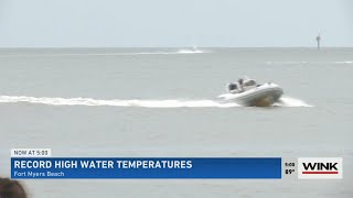 SWFL hot water temperatures considered severe, says NOAA