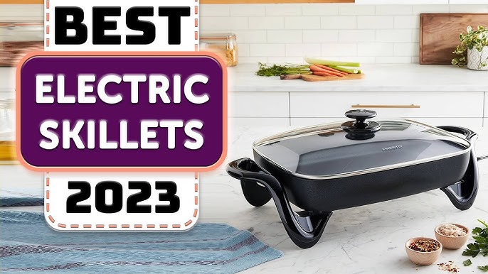 Elite Gourmet 12 Electric Skillet with Glass Lid [EG6201] – Shop Elite  Gourmet - Small Kitchen Appliances