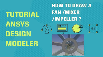💥 #12steps tutorial   Ansys Design Modeler   How to draw a fan 🧐
