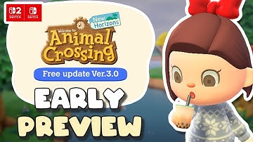 Nintendo showed me the Animal Crossing 3.0 update early