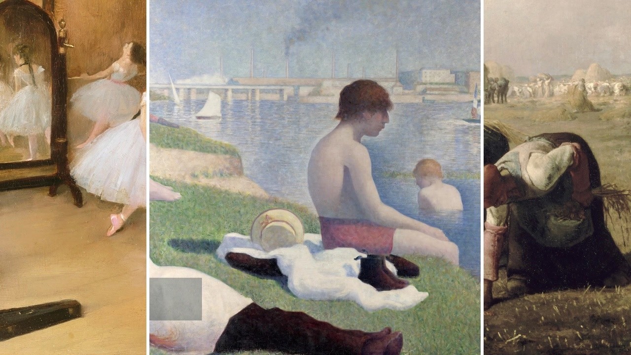 Masterpieces TV — Silent Art Gallery · September 10 Afternoon | Bathers at Asnieres… & others