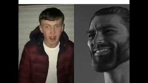 GİGACHAD MEME TEMPLATE / AVERAGE FAN VS AVERAGE ENJOYER (FULL HD)