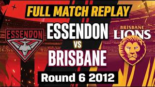 AFL 2012 Round 6 | Essendon v Brisbane | Full Match Replay screenshot 1