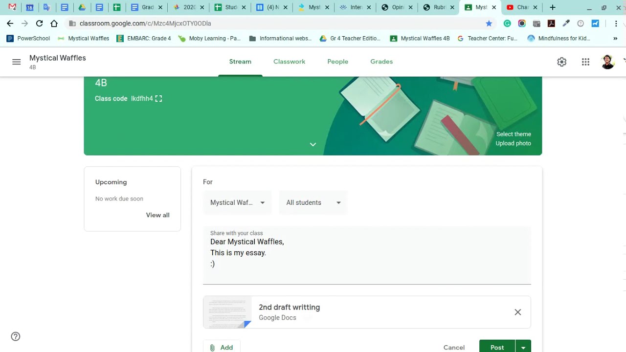 essay about google classroom