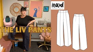 PAIN OR PLEASURE ♥ LIV PANTS/追跡付 Sewing The Liv Pants by Mood Sewcity | MDF293| A Sewing Vlog