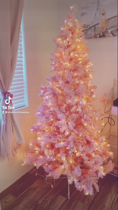 Decorating My $5 Pink Christmas Tree - Fly Fierce Fab