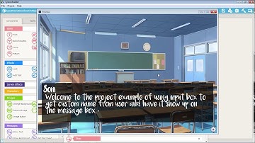 [TyranoBuilder 1.7]  Using name input and show it on text box