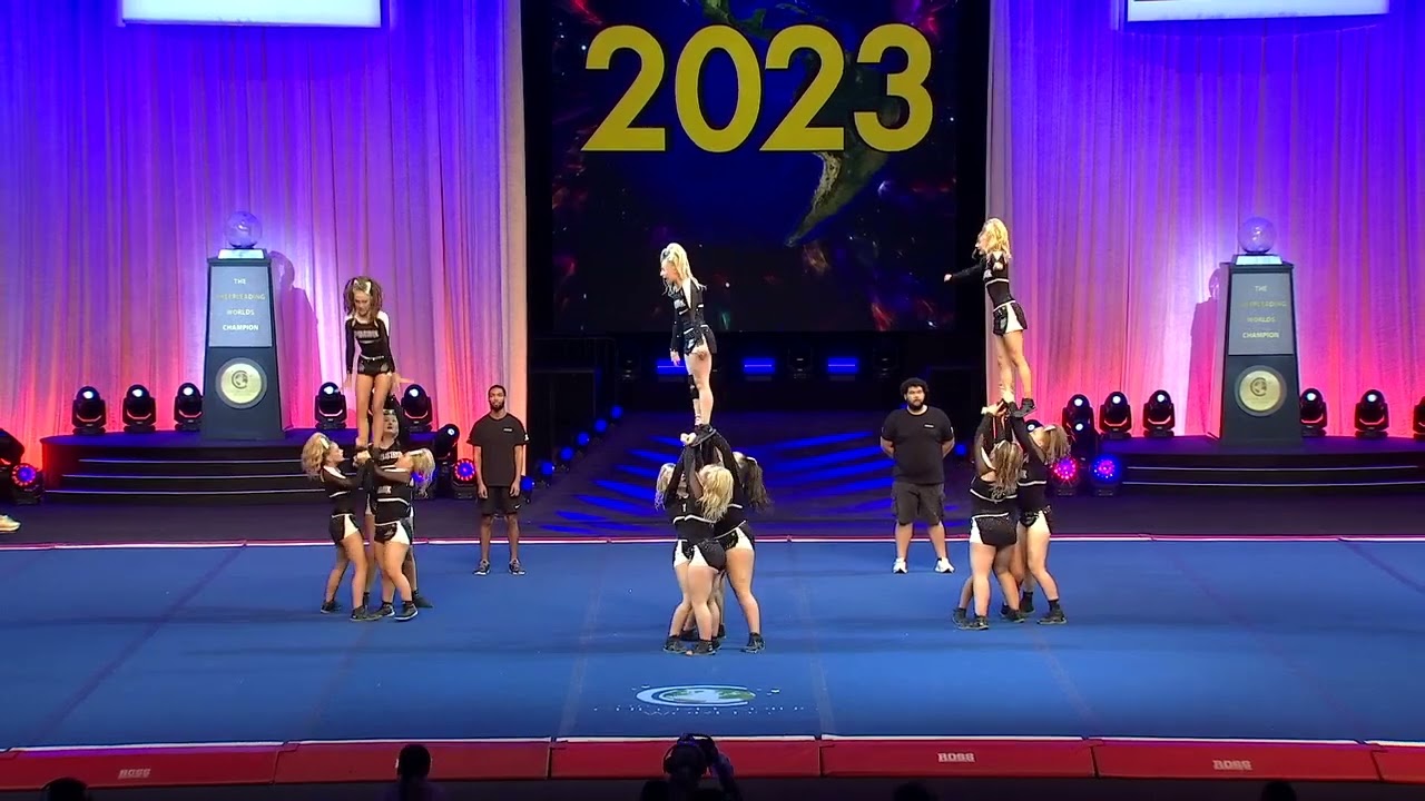 New Zealand All Star Cheerleaders  - Pride Glamkatz in Finals at The Cheerleading Worlds 2023
