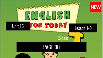 Class 4 English Page 30 Unit 15 Lessons 1-3 | Sagar And His Family | ৪র্থ শ্রেণির ইংরেজি