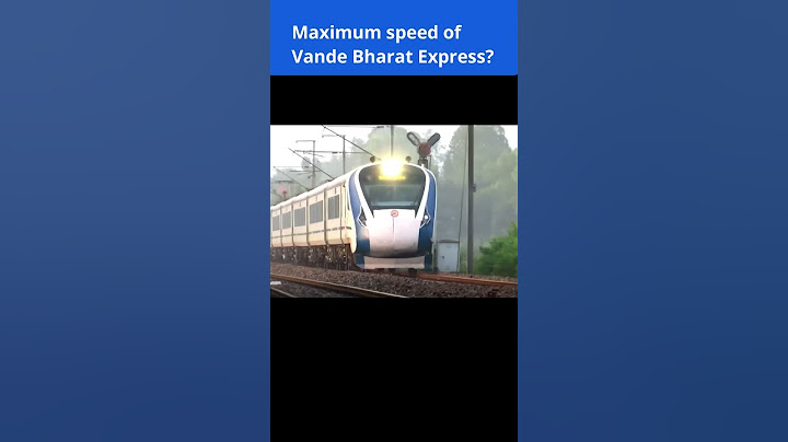 Vande Bharat Express train की maximum speed क्या है? #shorts