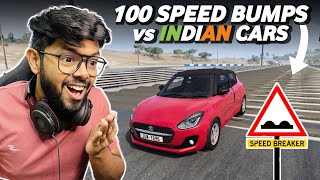 Indian Cars vs 100 SpeedBumps | BeamNG Drive