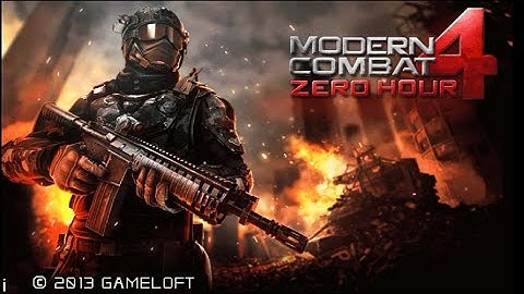 Modern Combat 4: Zero Hour 2D | gameplay walkthrough part 1 | Red Chilli | android iOS