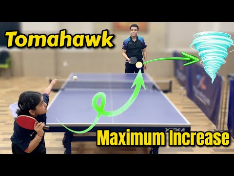 How to increase the maximum sidespin for Tomahawk Serve technique |  special