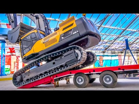 rc truck excavator transport