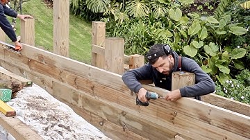 Build a Retaining Wall: Tongue and Groove Boards [Part 2]